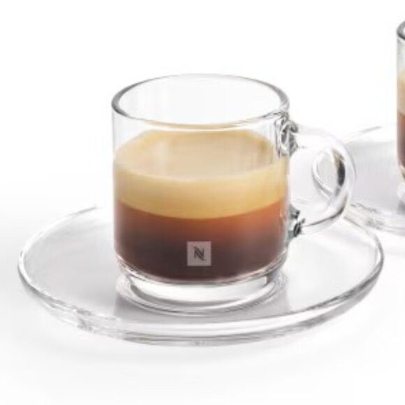 NESPRESSO VERTUO EXPRESSO MUG & SAUCER SET - Picture 1 of 10